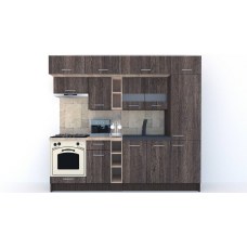 Bucatarie BIGMAR 250 A Wenge / Decor 7648