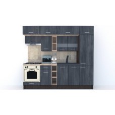 Bucatarie BIGMAR 250 A Wenge / Decor 8509