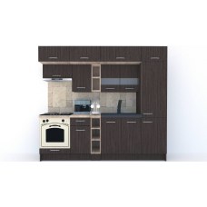 Bucatarie BIGMAR 250 A Wenge / Decor 8548