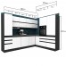 Bucatarie de colt FOLLOW 225-285 207 FRONT PAL, decor 0164 / decor 0244