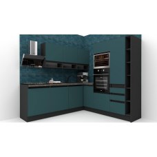 Bucatarie de colt FOLLOW 240-225 207 FRONT PAL, decor  0164 / decor 0244