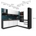 Bucatarie de colt FOLLOW 240-225 207 FRONT PAL, decor 0164 / decor 3025 Bucatarie de colt FOLLOW 240-225 207 FRONT PAL, decor 0164 / decor 3025