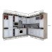Bucatarie de Colt LEEA ART CORNER FRONT MDF ROSA 260-320 ST. K002 / decor 191