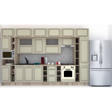 Bucatarie LEEA BEAUTY NEW 380 FRONT MDF ELBA K002 / decor 161