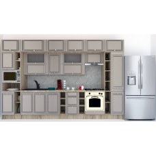 Bucatarie LEEA BEAUTY NEW 380 FRONT MDF ELBA K002 / decor 210