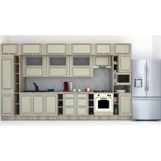 Bucatarie LEEA BEAUTY NEW 420 FRONT MDF ELBA K002 / decor 161