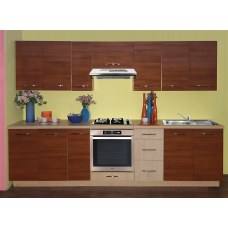Bucatarie TAFLA Lakier 290 Visina Aurie / Klon Genarom, Front MDF Infoliat, OUTLET