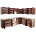 Bucatarie pe colt TAFLA Lakier Visina Aurie / Klon 280-230 Genarom , Front MDF Infoliat, OUTLET