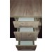 Bucatarie de Colt NIKA TAFLA LAKIER WENGE 220-200, FRONT MDF FURNIRUIT LACUIT, OUTLET