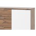 Comoda LIVORNO 45 Stejar Wotan / Alb