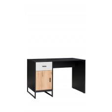 Birou Magic Reg 7 Negru / Stejar Wotan / Gri