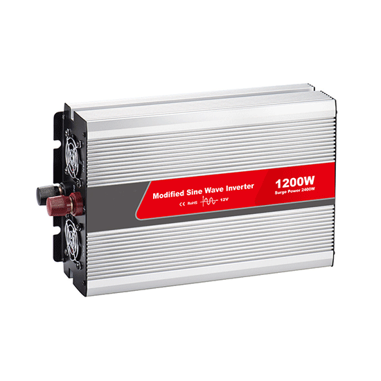 1200W Car Power Inverter, Modified Sine Wave, DC 12 Volt to 220 Volt AC