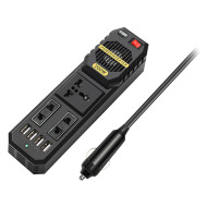 200W Car Power Inverter, DC 12V/24V to 220V AC