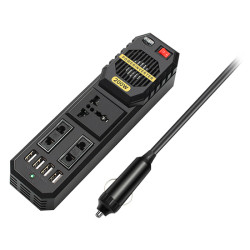 200W Car Power Inverter, DC 12V/24V to 220V AC