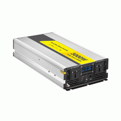3000W Pure Sine Wave Inverter, DC 12 Volt to 110 Volt AC