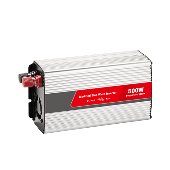 500W Car Power Inverter, Modified Sine Wave, DC 12 Volt to 220 Volt AC