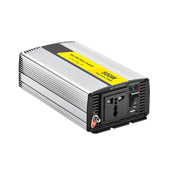 500W Pure Sine Wave Inverter, DC 12 Volt to 220 Volt AC