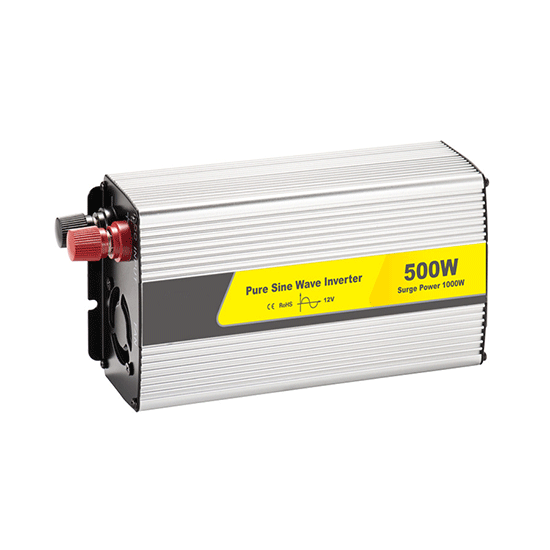500W Pure Sine Wave Inverter, DC 12 Volt to 220 Volt AC