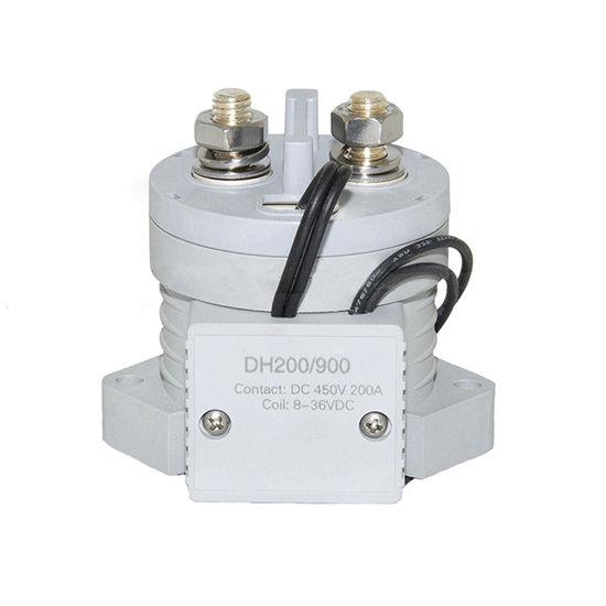 200 Amps High Voltage DC Contactor, 12V/24V Coil
