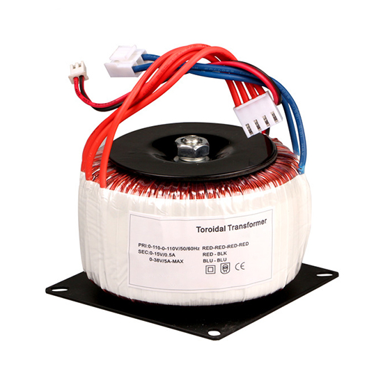 150VA Toroidal Transformer for Audio Amplifiers, 120V AC, 12V AC