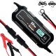Smart Car Battery Charger, 6V/12V, 5A, LCD Display