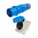 32A Male and Female Connector, 3 Pin, IP44