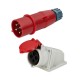 32A Male and Female Connector, 4 Pin, IP44