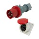 4 Pin Industrial Connector, 63A, IP44
