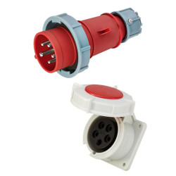 5 Pin Waterproof Connector, 16A, IP67