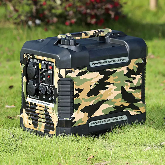 2 kW Inverter Generator, Gasoline Powered