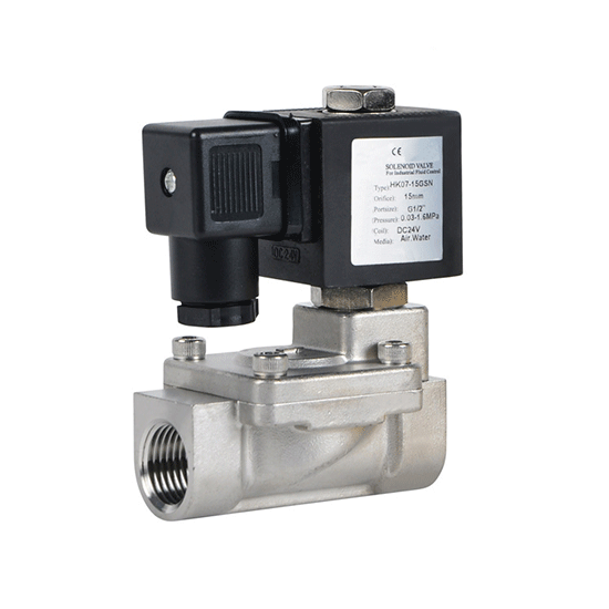 Solenoid Valve, 2 Way, NO/NC, 12V/24V/110V/220V for Air/Water/Oil