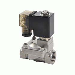 Solenoid Valve, 2 Way, NO/NC, 12V/24V/110V/220V for Air/Water/Oil
