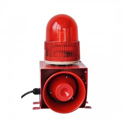 Audible Visual Alarm, 120dB, DC24V/48V, AC110V/220V, IP65