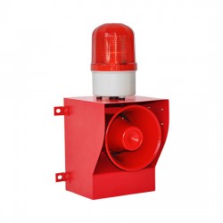 Audible and Visual Alarm, 130dB, IP65