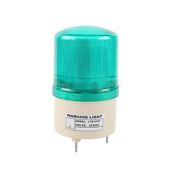 LED Rotating Warning Light, 12V/24V DC, 110V/220V AC, Φ100mm