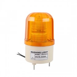 LED Strobe Warning Light, 12V/24V DC, 110V/220V AC, Φ100mm